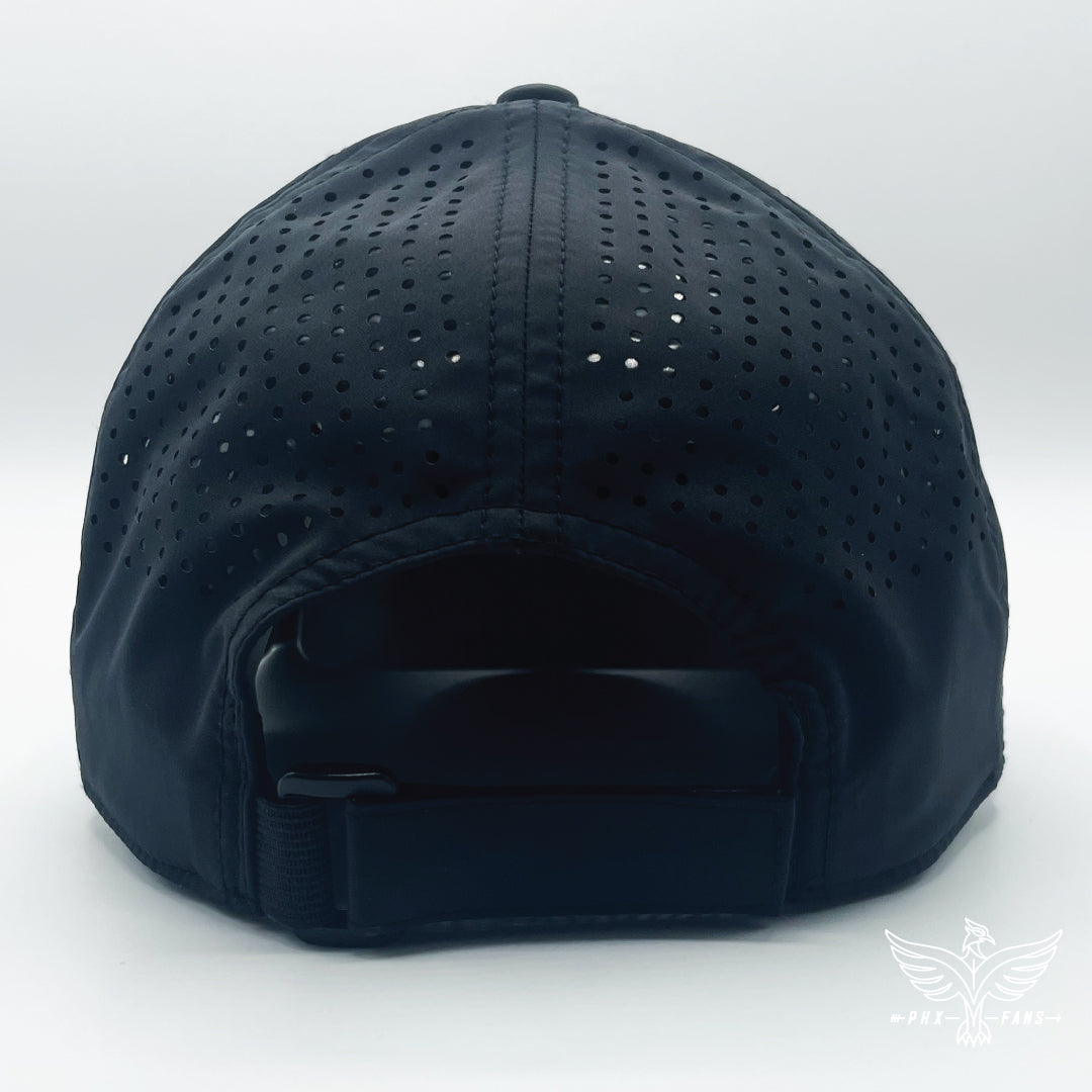 State of Football red and white Curved Performance hat