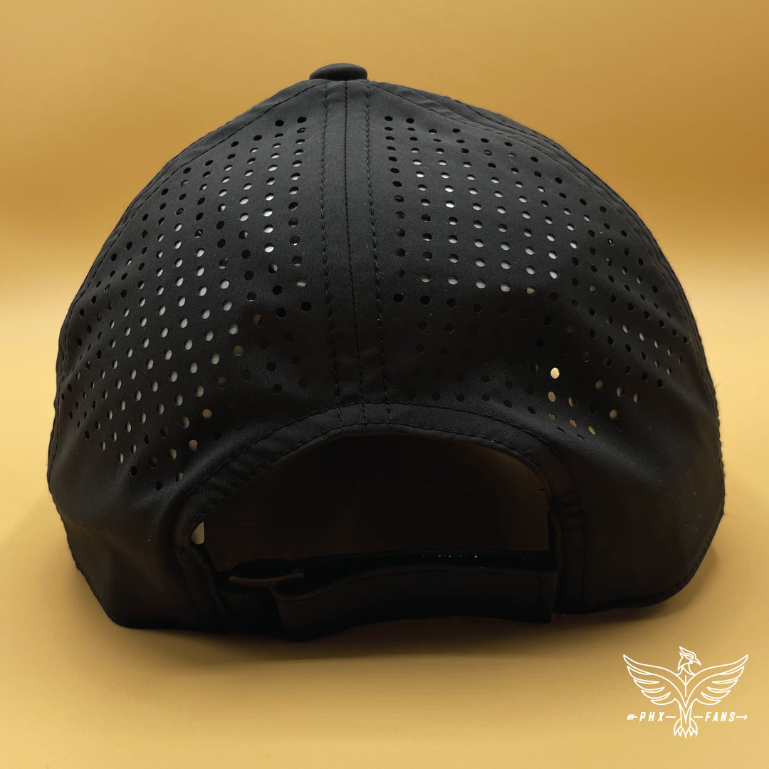 State of Hoops purple and orange Curved Performance hat