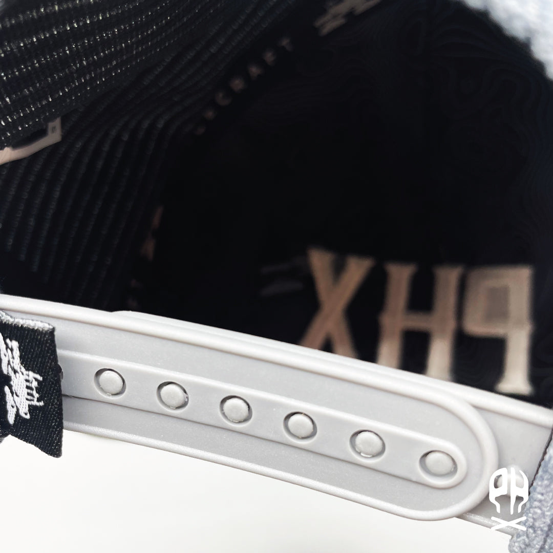 PHX Skull City gray corduroy hat
