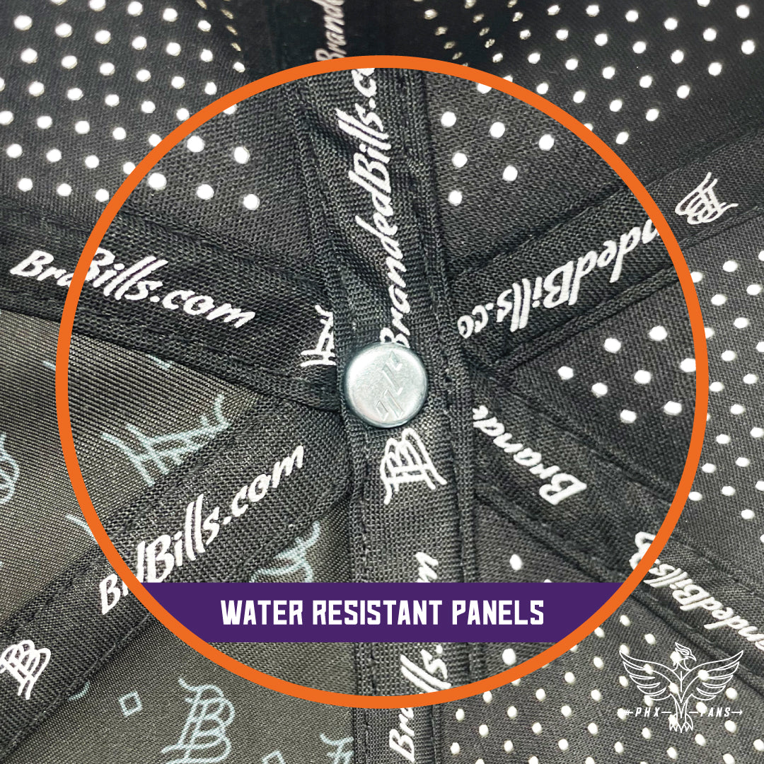 State of Hoops purple and orange Black Elite Curved hat