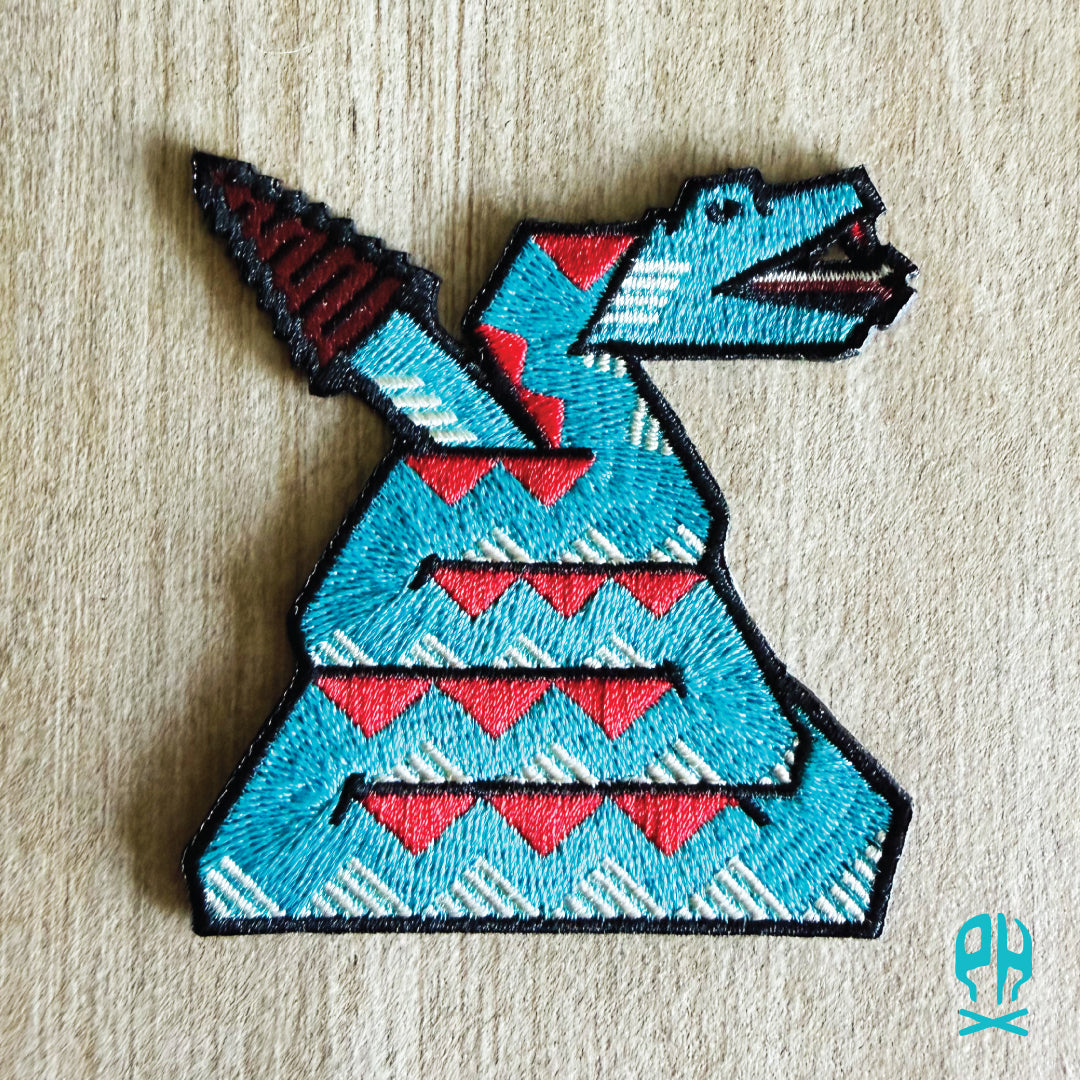 Kachina Snake embroidered patch
