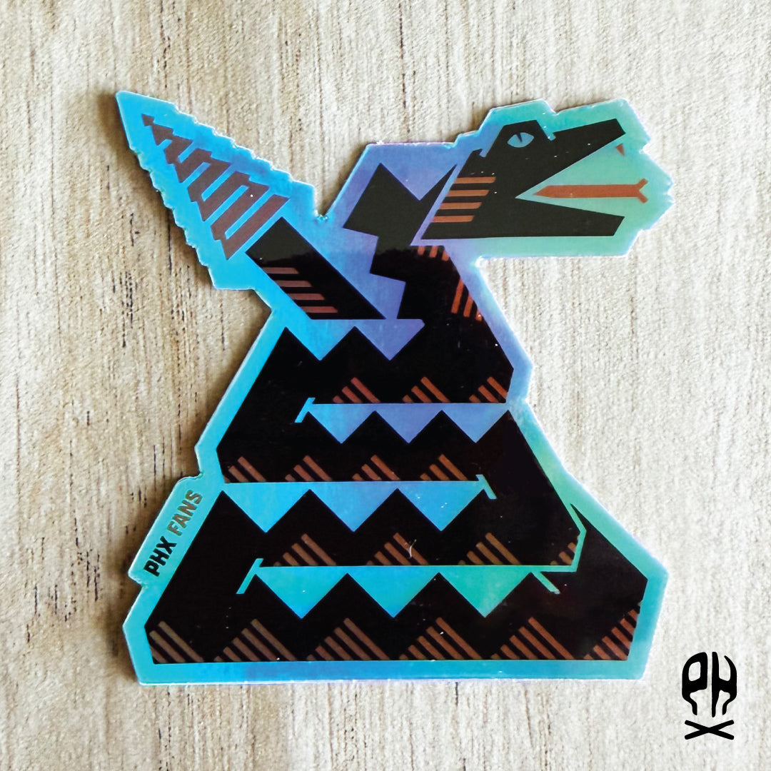 Nocturnal Snake holographic sticker