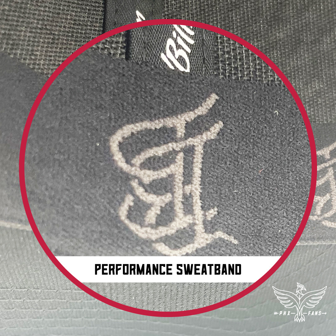 State of Football red and white Curved Performance hat