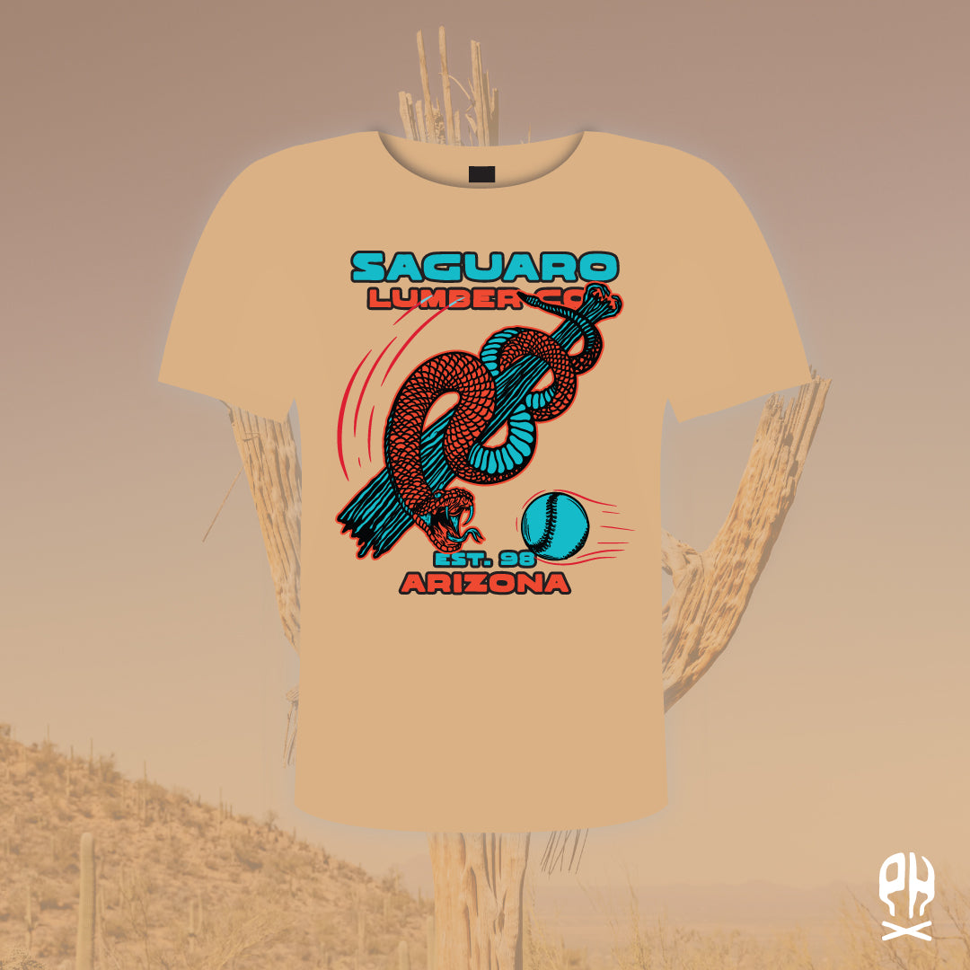 Saguaro Lumber Co. sand dune t-shirt