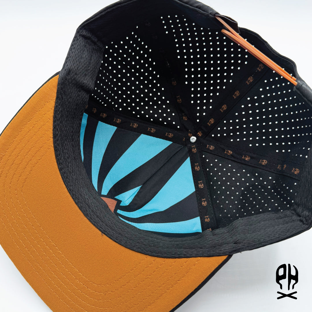 Nocturnal Snake 5-Panel Black Performance hat