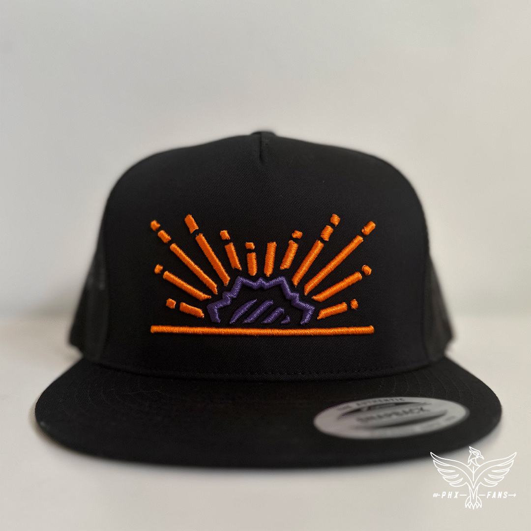 Valley Dreams purple and orange snapback