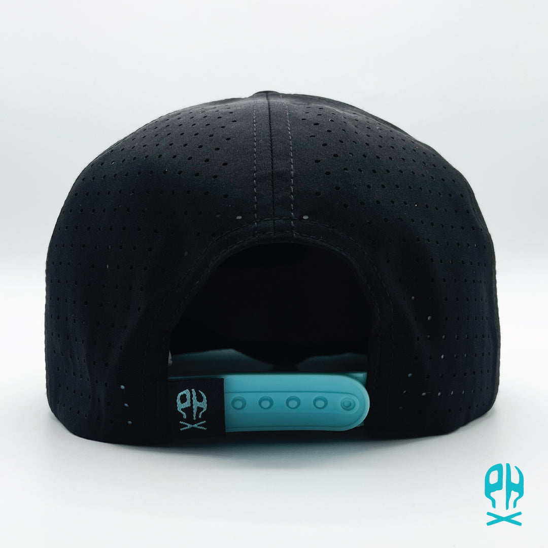 Kachina Snake Black Flat Performance hat