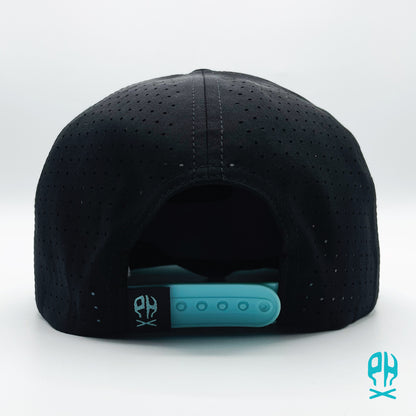Kachina Snake Black Flat Performance hat