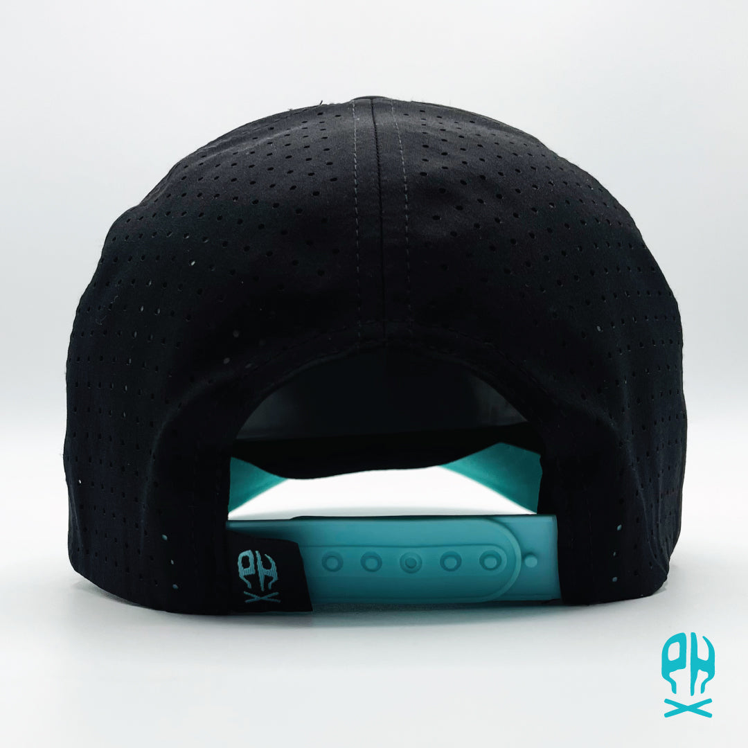 Kachina Snake Black Curved Performance hat