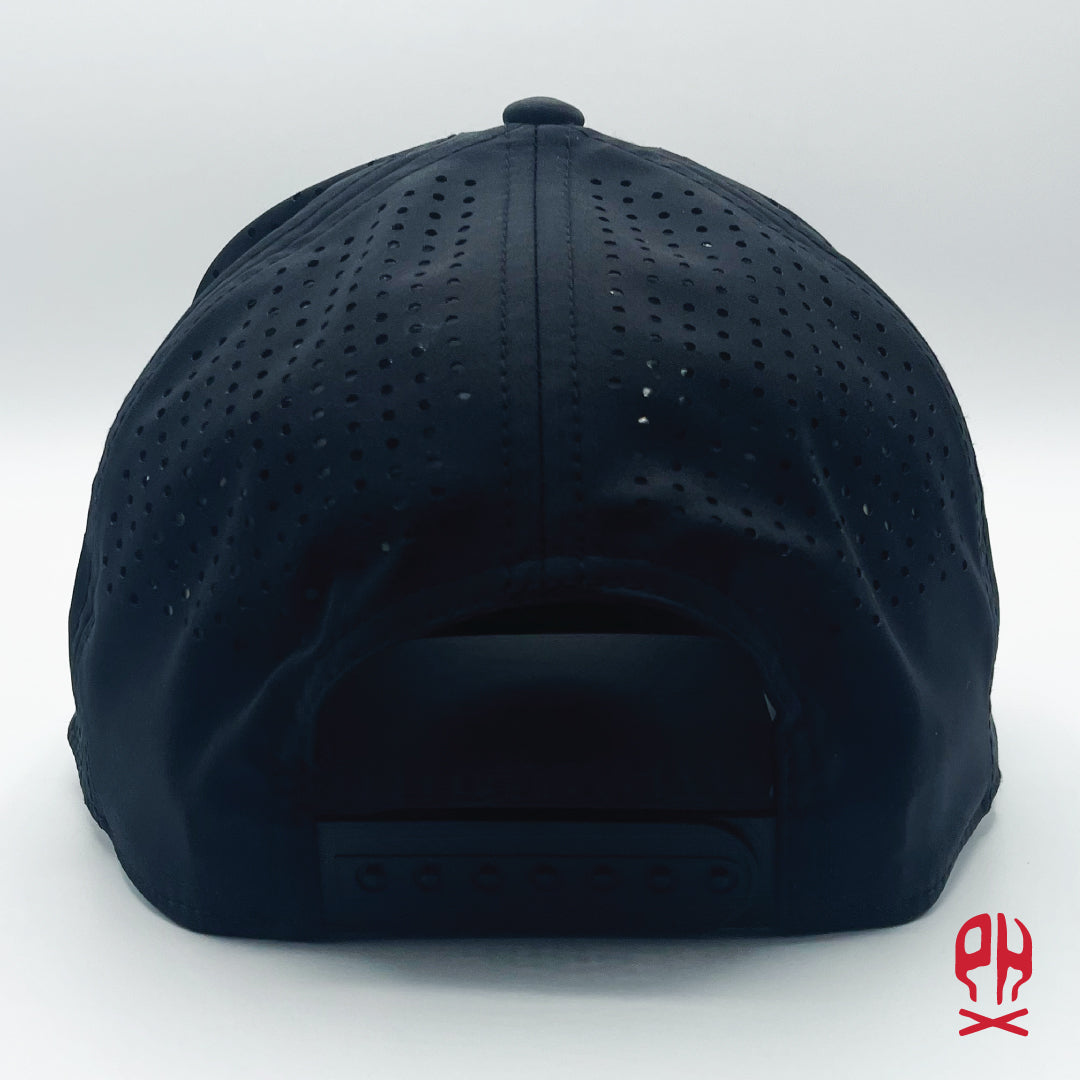 State of Baseball sand and red 5 Panel Black Rope Performance hat