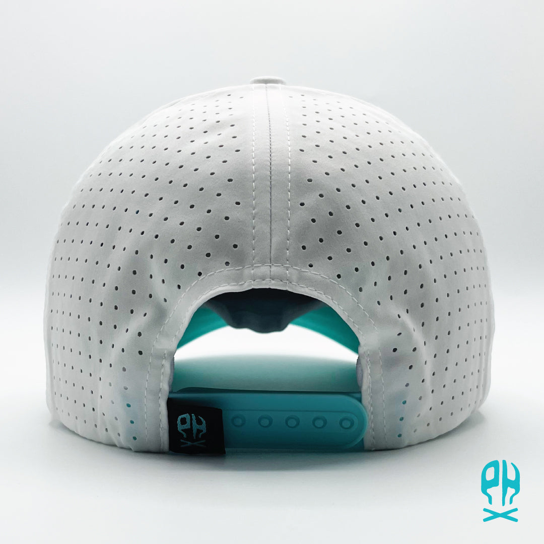 Kachina Snake White Curved Performance hat