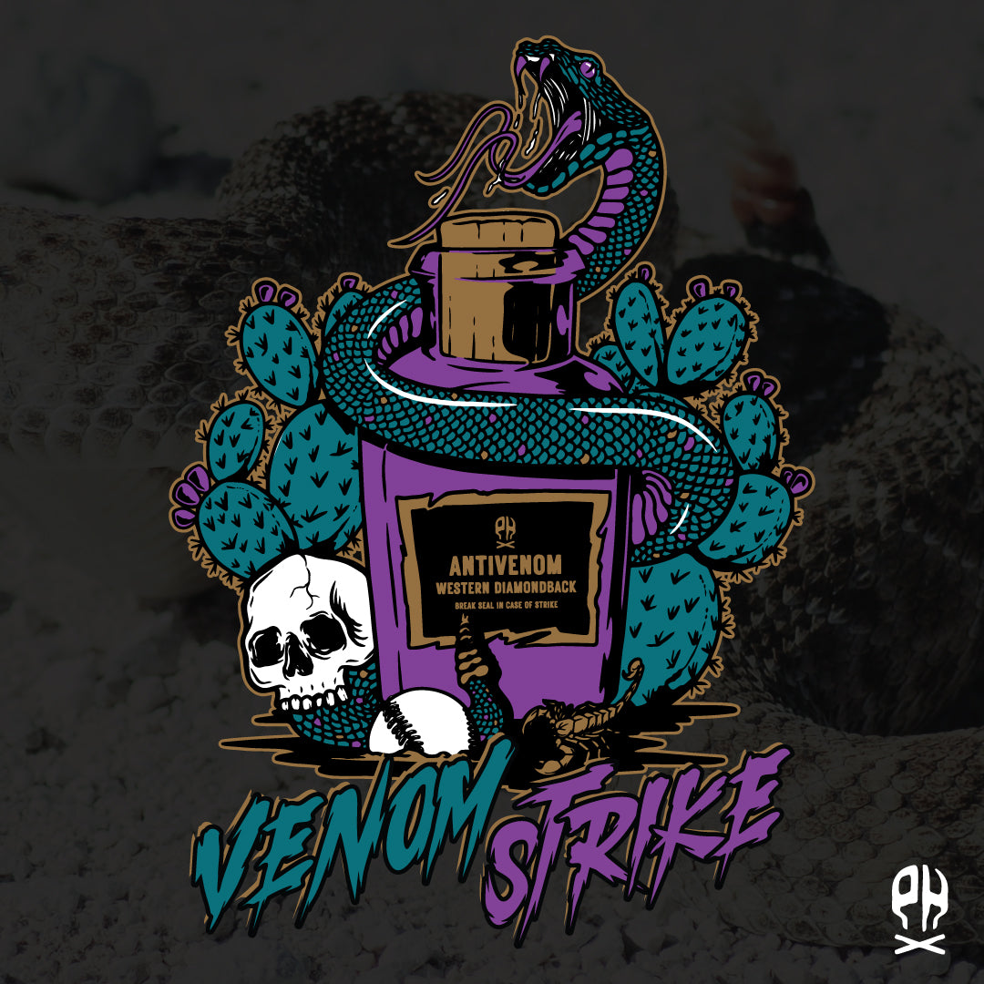 Venom Strike black t-shirt