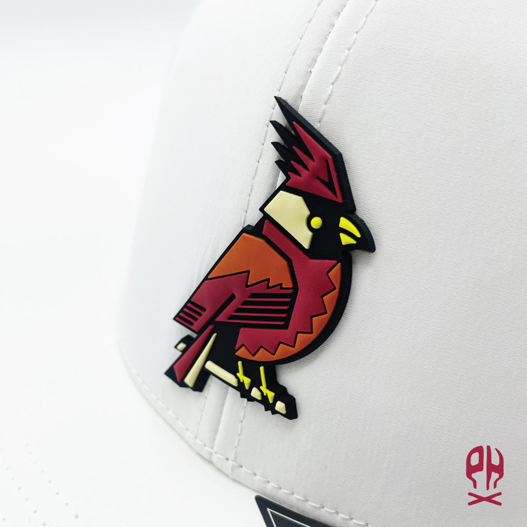 Kachina Card White Curved Performance hat