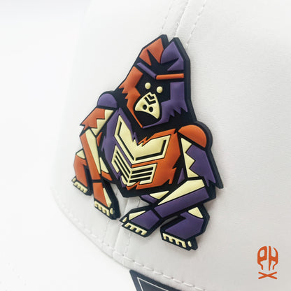 Kachina Ape White Curved Performance hat