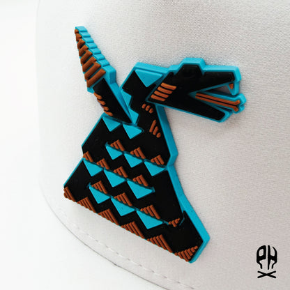 Nocturnal Snake 5-Panel White Performance hat