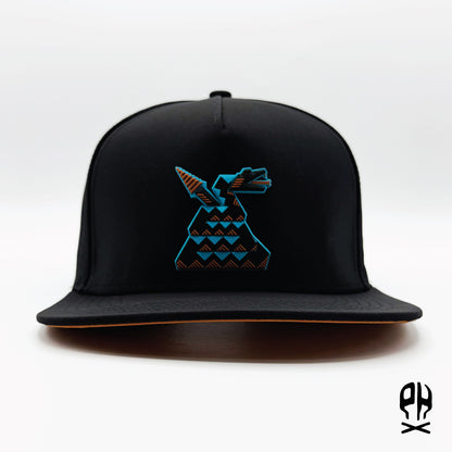 Nocturnal Snake 5-Panel Black Performance hat
