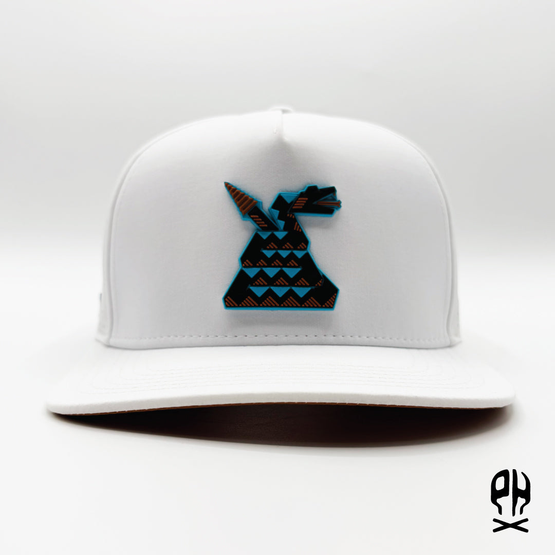 Nocturnal Snake 5-Panel White Performance hat