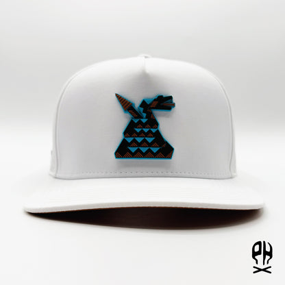 Nocturnal Snake 5-Panel White Performance hat