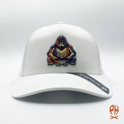 Kachina Ape White Curved Performance hat