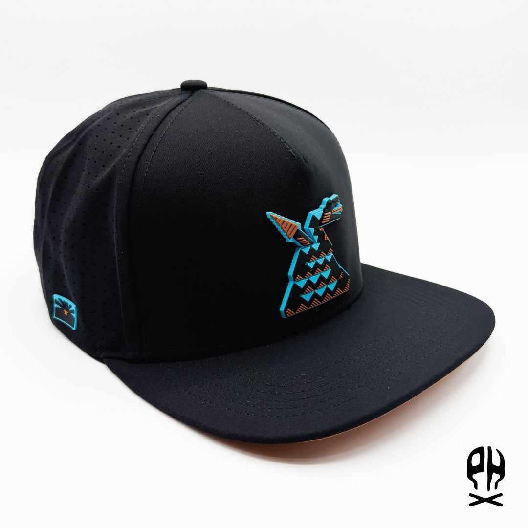 Nocturnal Snake 5-Panel Black Performance hat