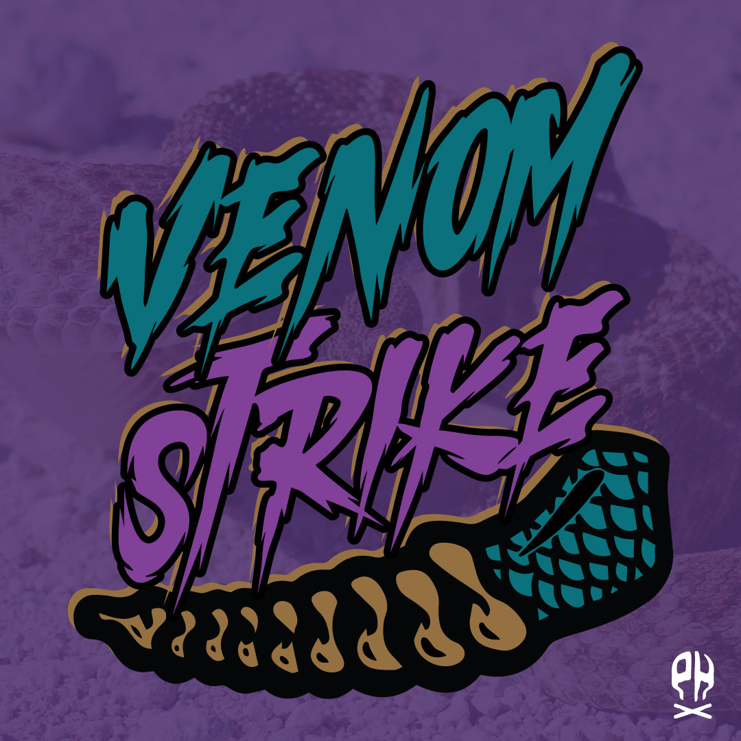 Venom Strike purple t-shirt