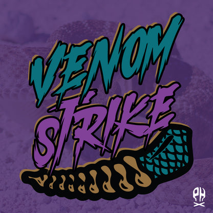 Venom Strike purple t-shirt