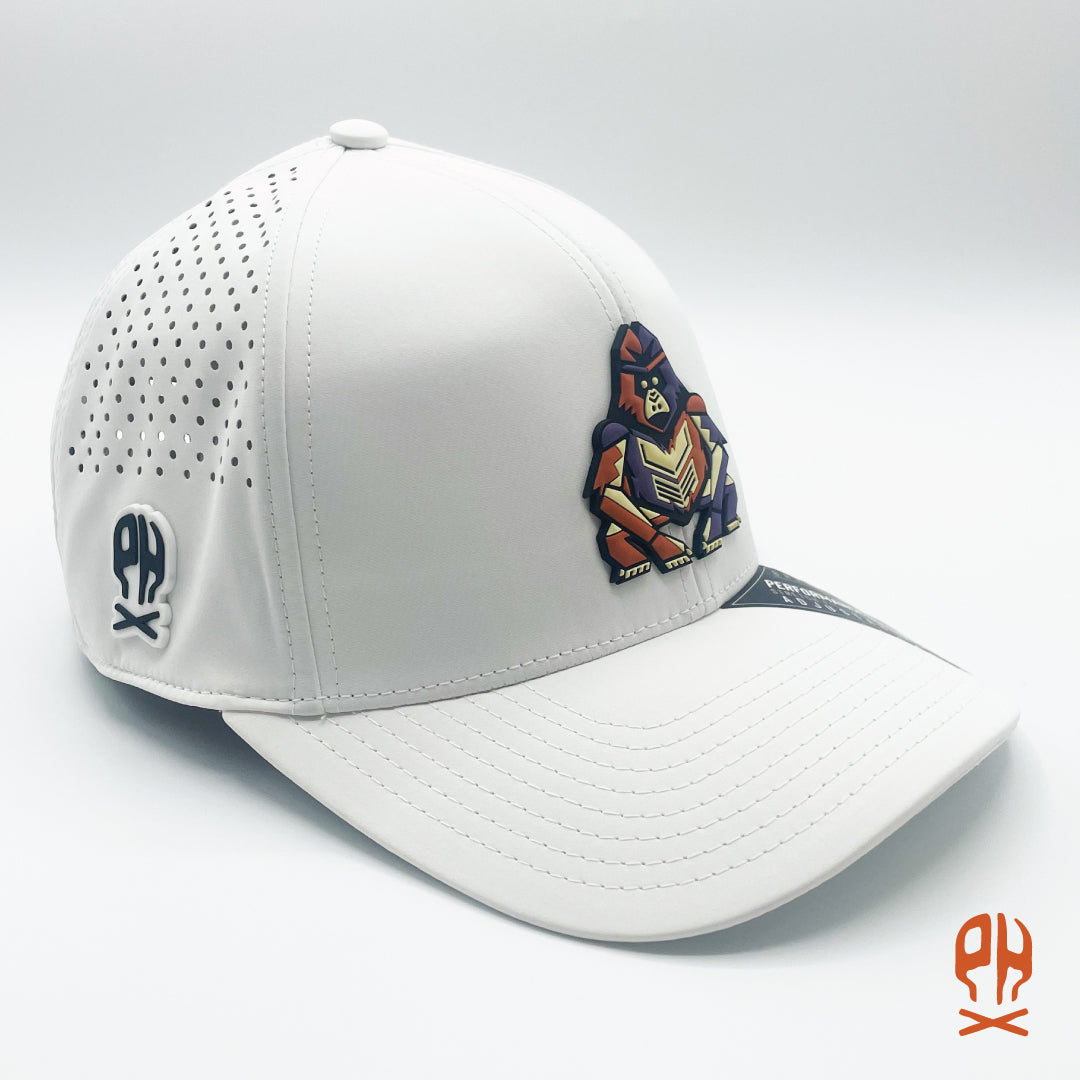 Kachina Ape White Curved Performance hat