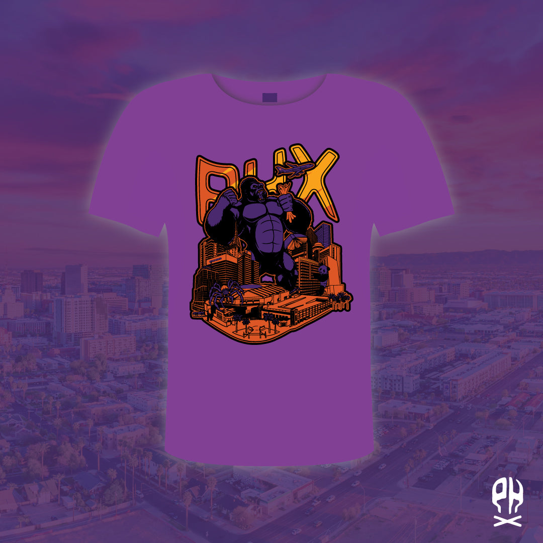King of the Valley purple t-shirt