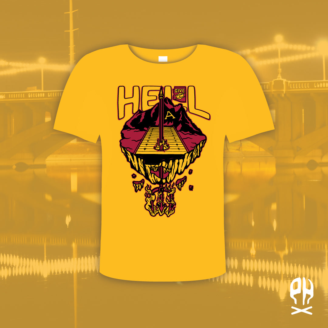 Give 'Em Hell gold t-shirt