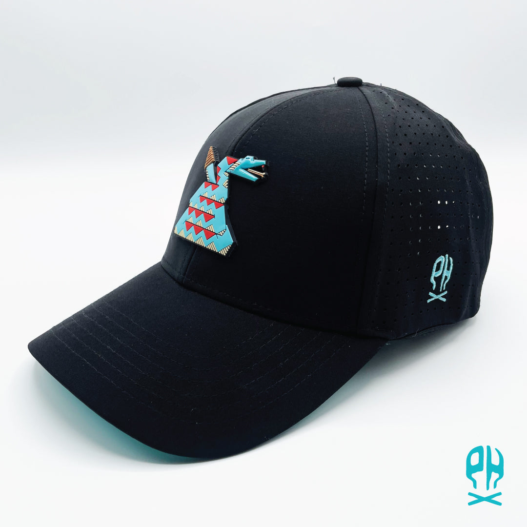 Kachina Snake Black Curved Performance hat – PHX Fans Hat Club