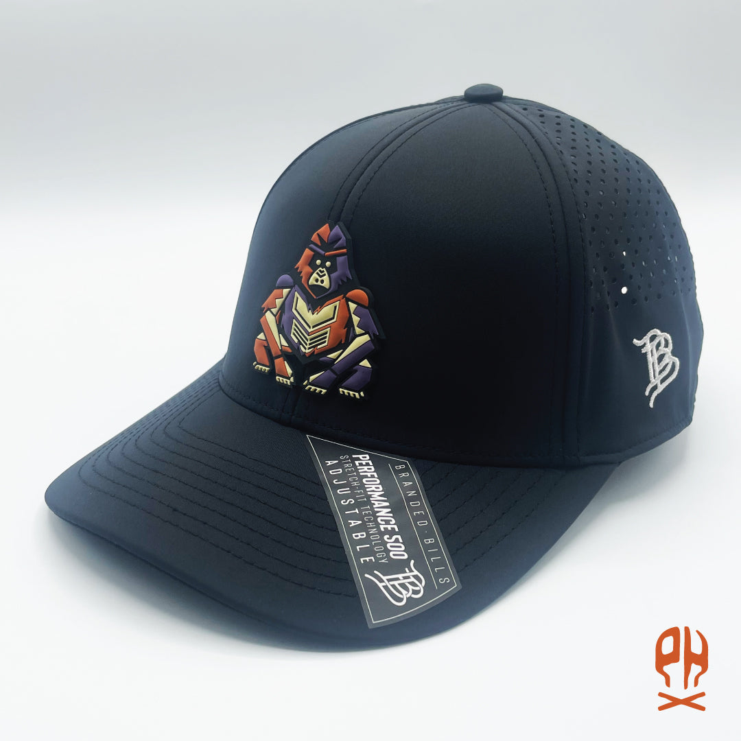 Kachina Ape Black Curved Performance hat