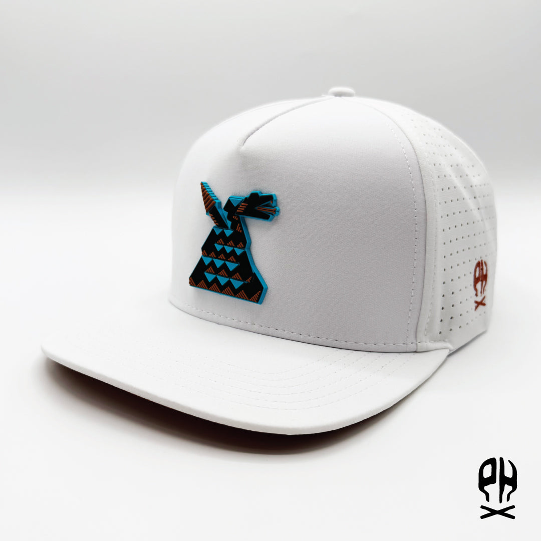 Nocturnal Snake 5-Panel White Performance hat
