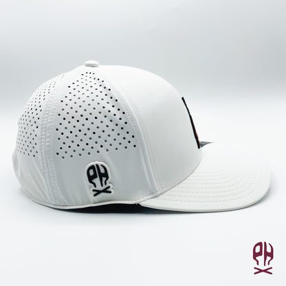 Kachina Diablo White Curved Performance hat