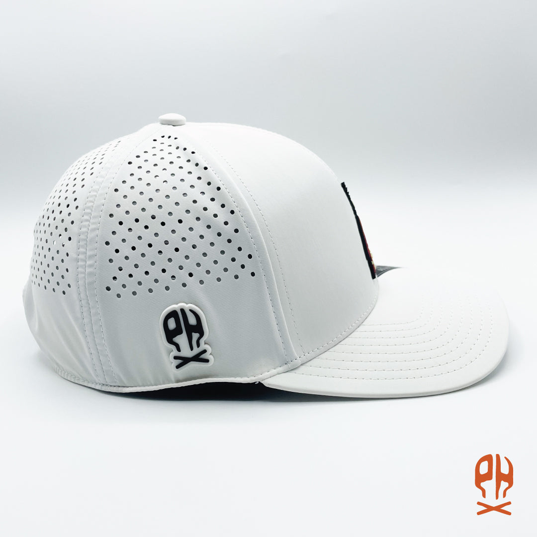 Kachina Ape White Curved Performance hat