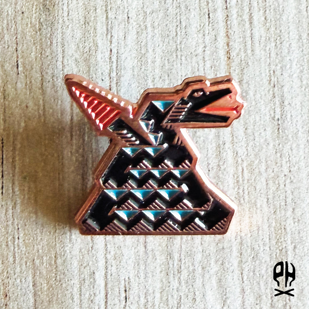 Nocturnal Snake enamel pin