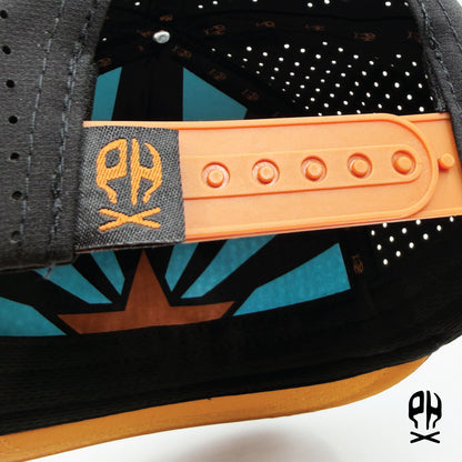 Nocturnal Snake 5-Panel Black Performance hat
