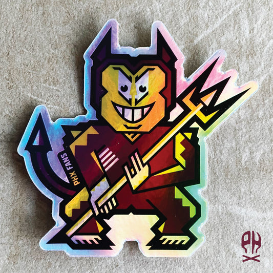 Kachina Diablo holographic sticker