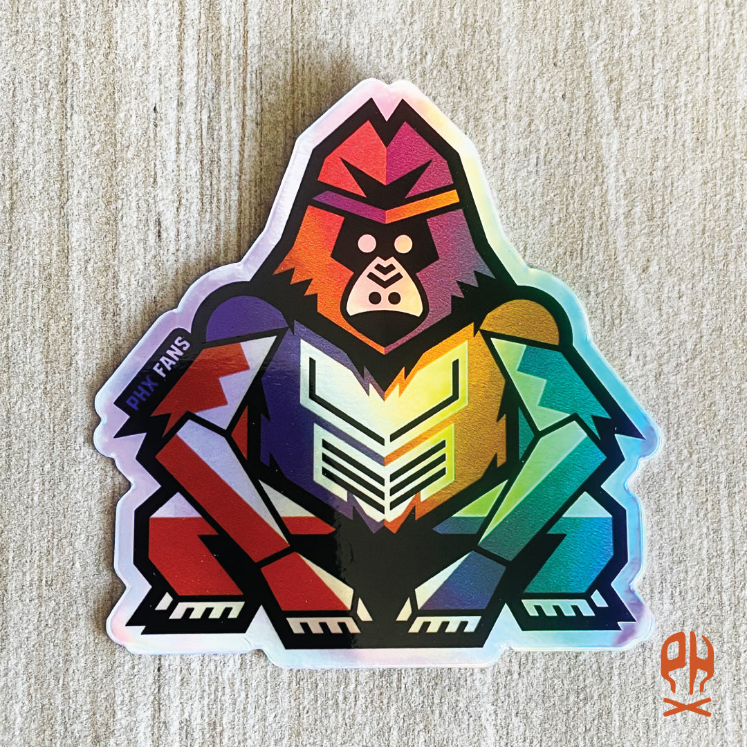 Ape Sticker Kachina Ape holographic sticker – PHX Fans Hat Club