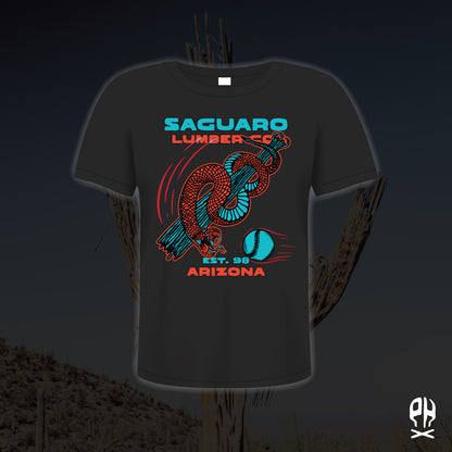 Saguaro Lumber Co. black t-shirt