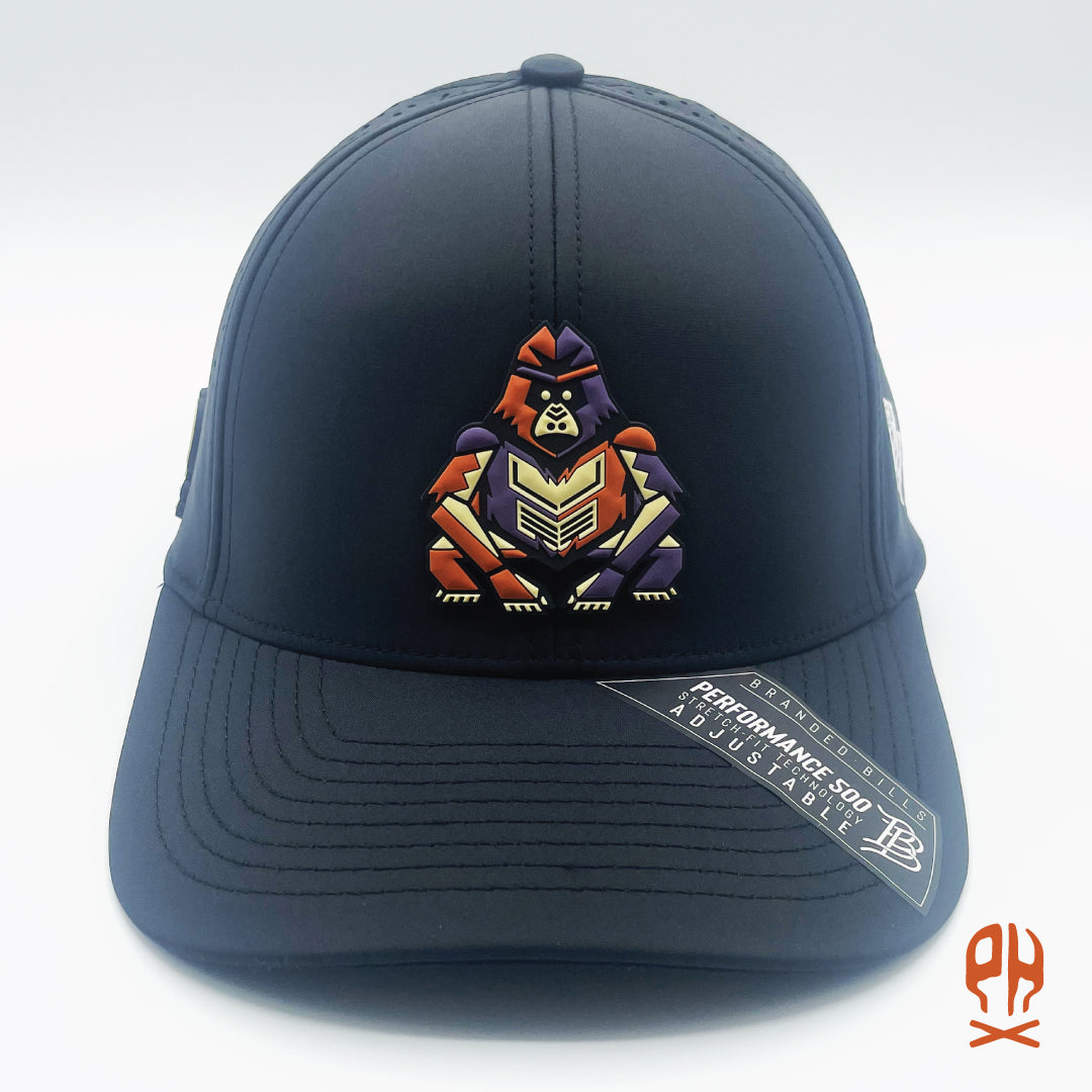 Kachina Ape Black Curved Performance hat