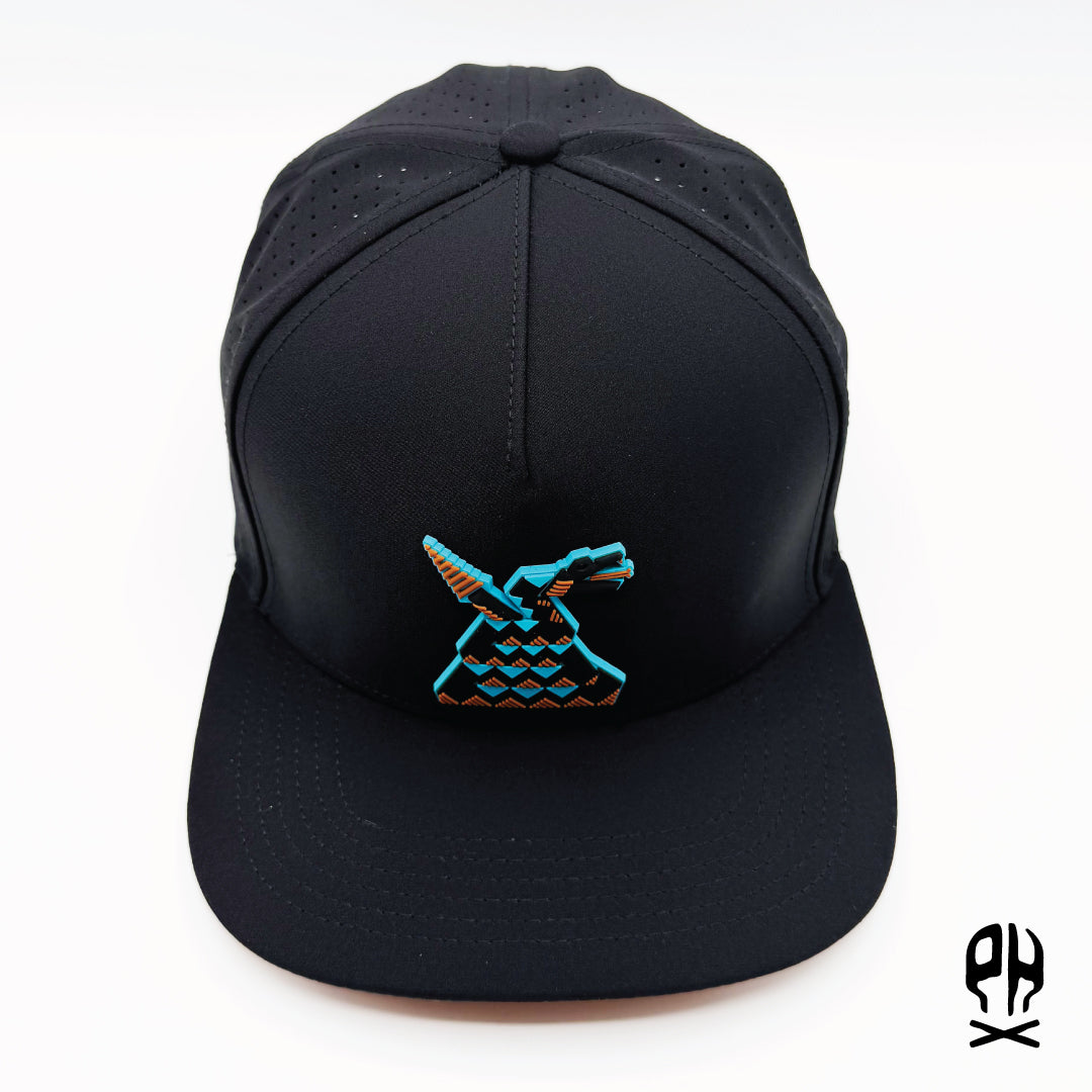 Nocturnal Snake 5-Panel Black Performance hat