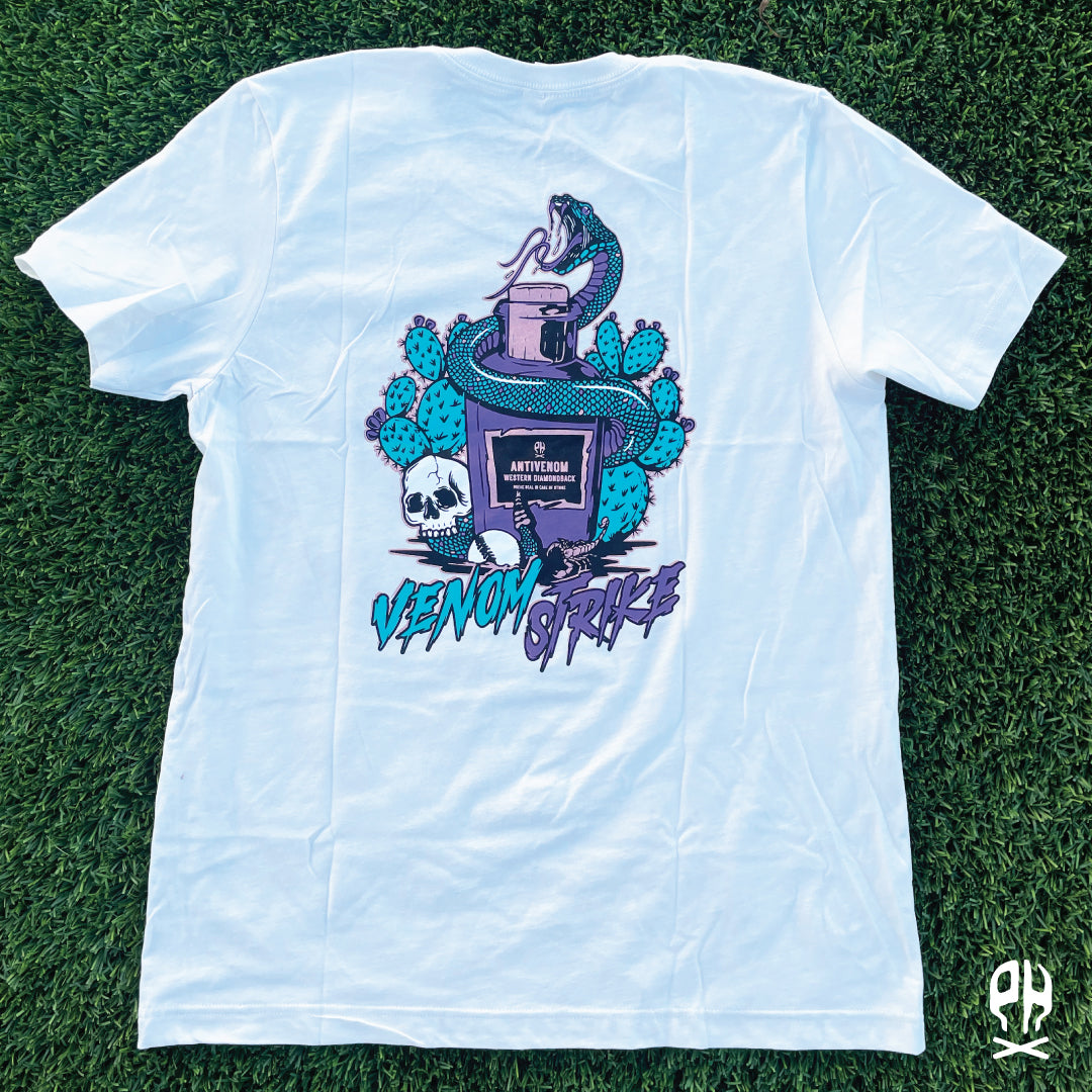 Venom Strike vintage white t-shirt