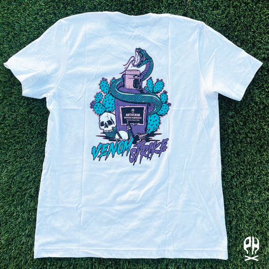 Venom Strike vintage white t-shirt