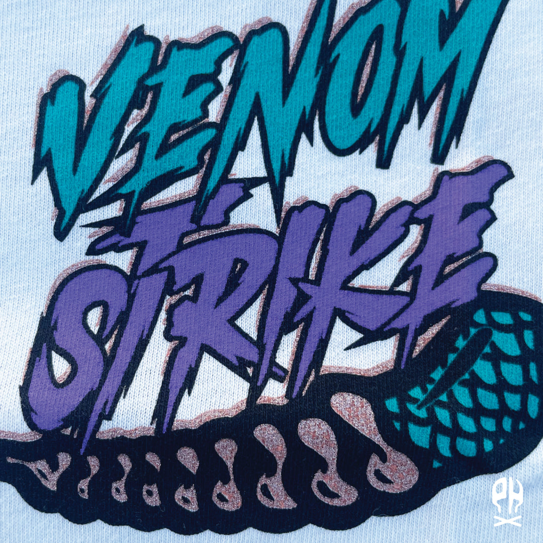 Venom Strike vintage white t-shirt