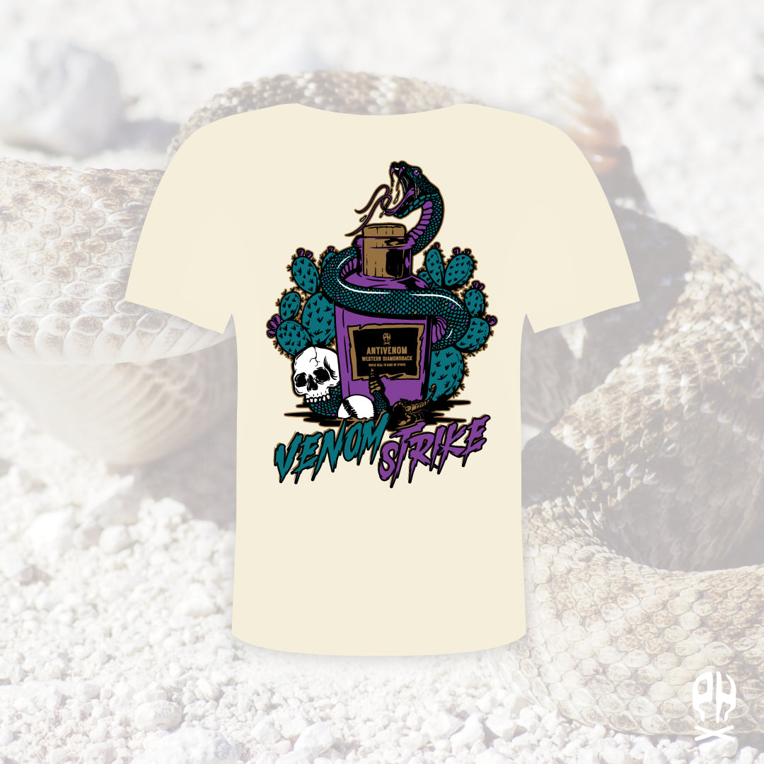Venom Strike vintage white t-shirt